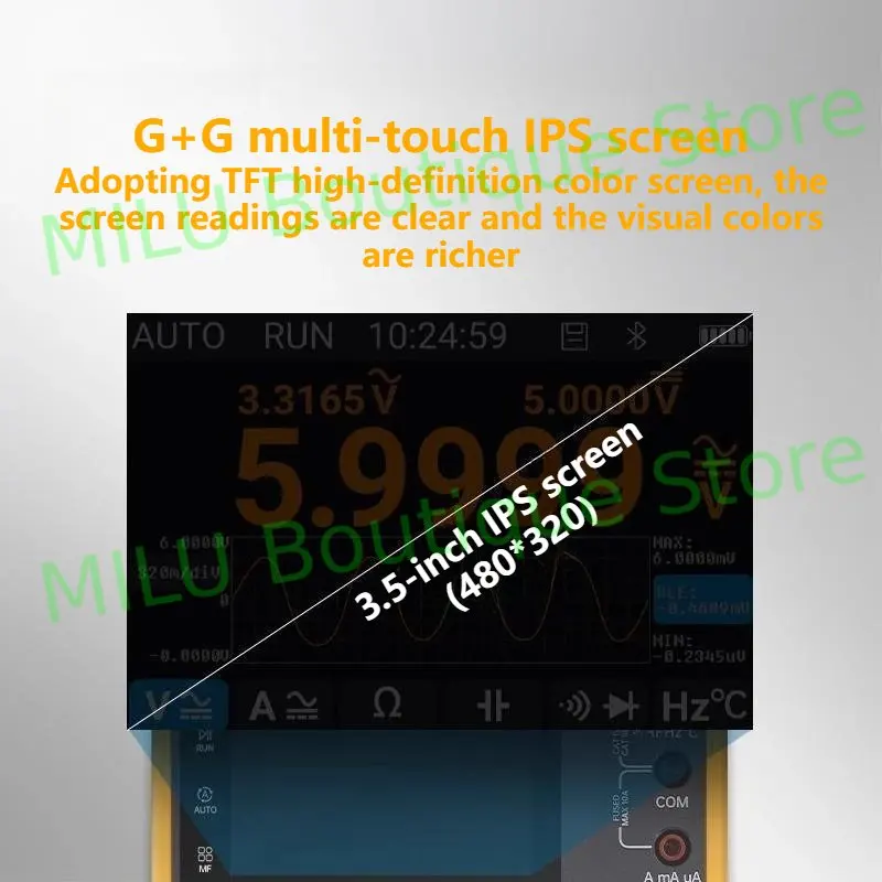 ALIENTEK DM40 Digitale Oscilloscoop Multimeter Signaalgenerator 3 in 1 50M Sample rate Voltage Diode Handheld Automotive Gereedschap