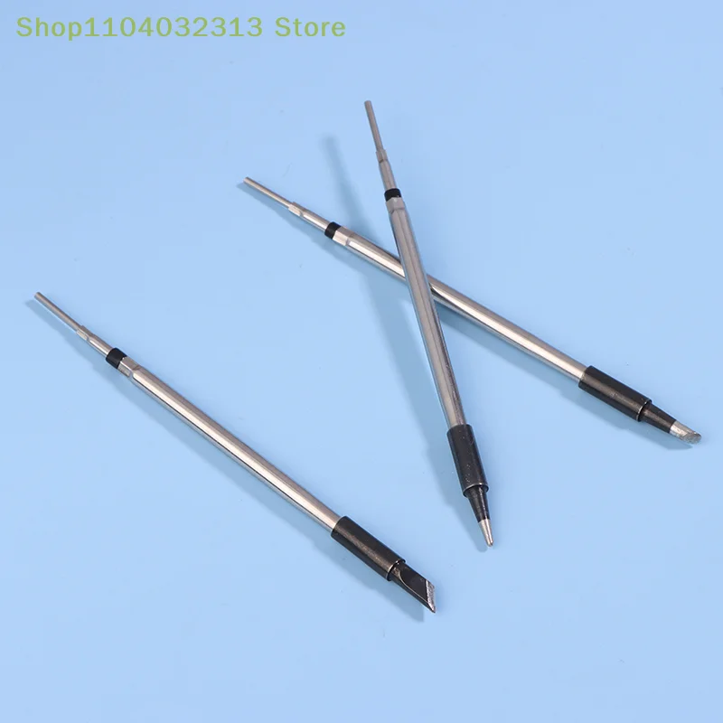 petiteStainless Steel Soldering Iron Ceramic Heating Core Soldering Iron Tip Tip Horseshoe Tip Round Pointed Tool Accessories