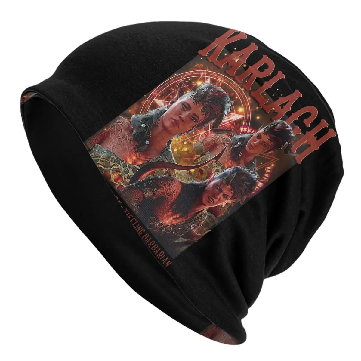 Astarion Gale Baldurs Gate 3 Skullies Beanies Caps Karlach Thin Hat Autumn Spring Bonnet Hats Men Women's Hip Hop Ski Cap