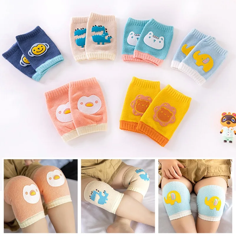 

1 Pair Baby Knee Pad Kids Safety Crawling Elbow Cushion Infant Toddlers Baby Leg Warmer Knee Support Protector Baby Kneecap 2024