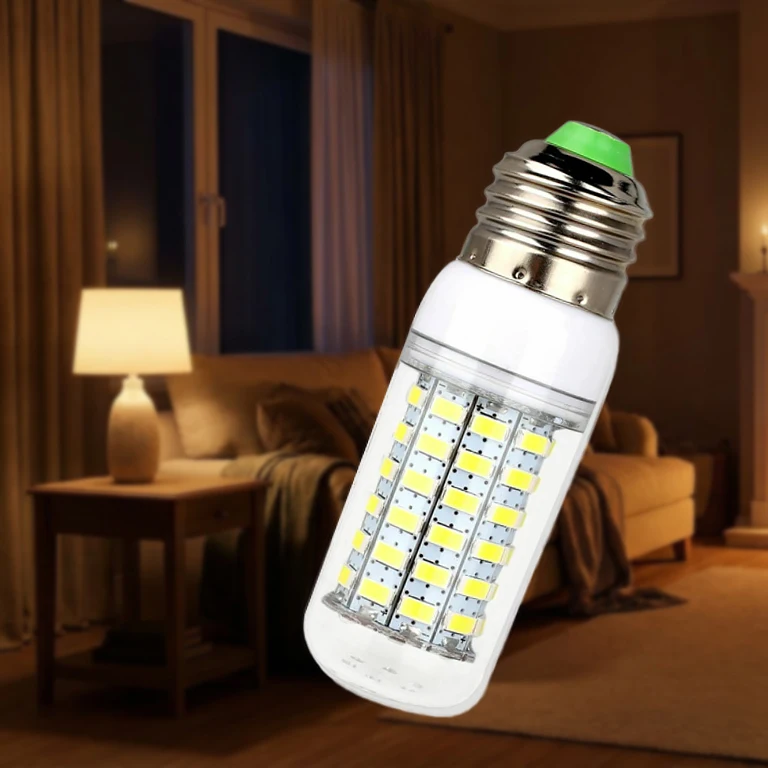 

5 шт. светодиодных ламп E27 LED SMD5730 220 В, лампы-кукурузки с 24/36/48/56/69/72 светодиодами, светодиодные люстры для освещения дома и спальни