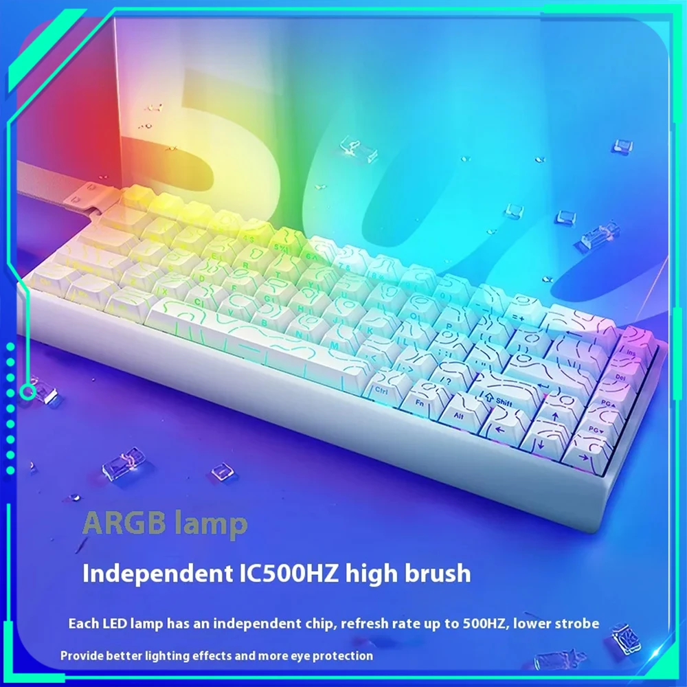 

IROK Carotmas Mercury68 Magnetic Switch Keyboard 8000Hz RT0.004mm Wired Mechanical Keyboard Low Delay Gaming Keyboard Gamer Gift