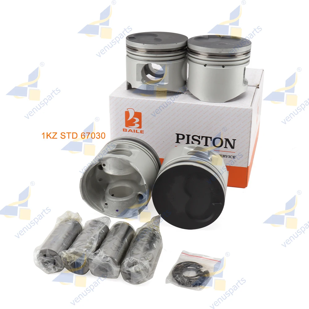 

1KZ Piston Set 4-Cylinder For Toyota Engine 13011-67030 Overhaul Rebuild Kit