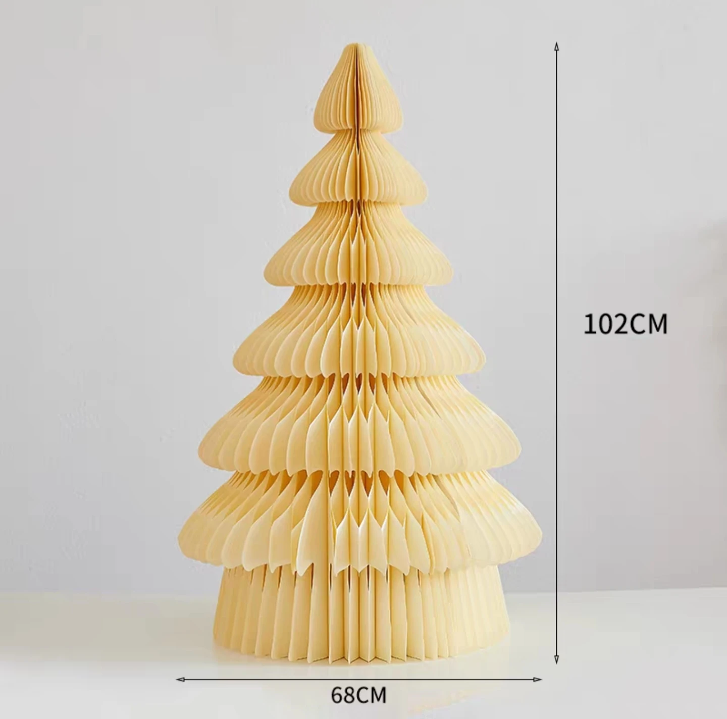 Grande órgão de papel árvore de Natal árvore de Natal personalizada Natal atmosfera de Halloween