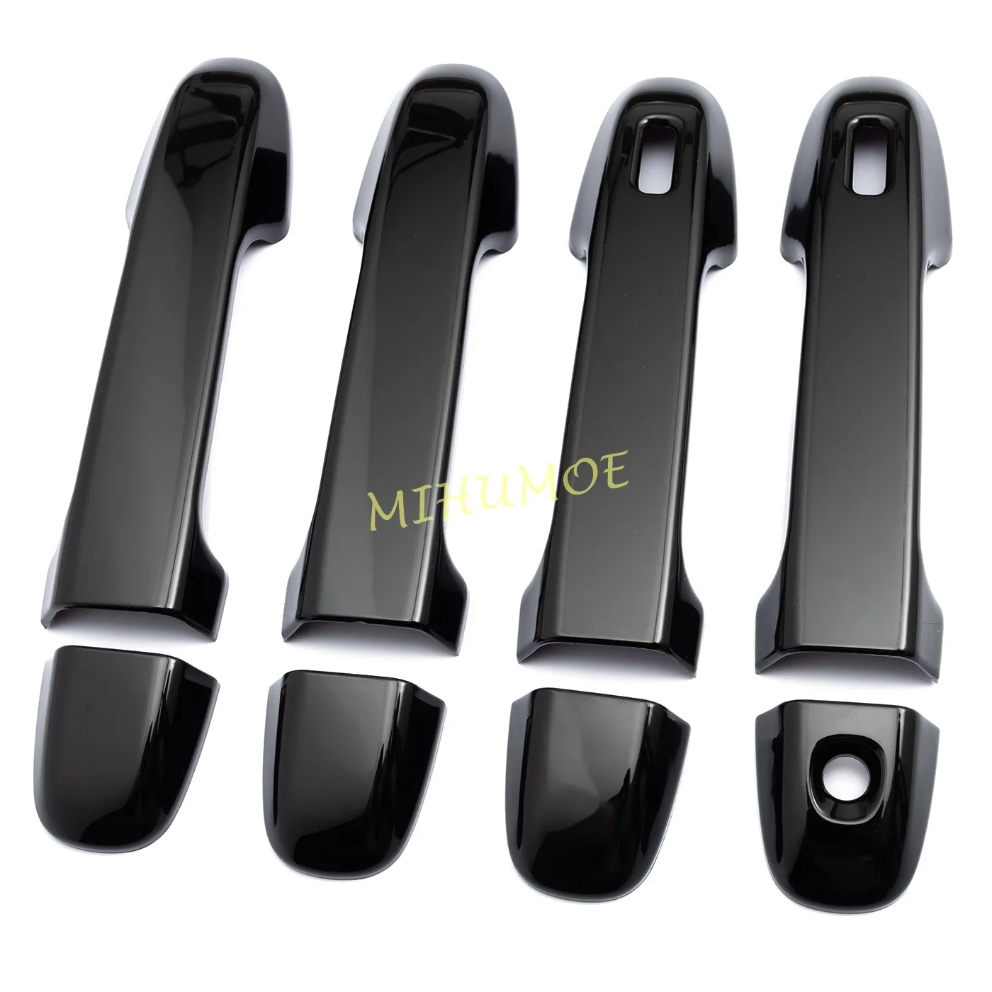 

Хромированные накладки на ручки дверей из карбона, глянцевые черные, для Subaru Forester SK, Crosstrek, Impreza, XV