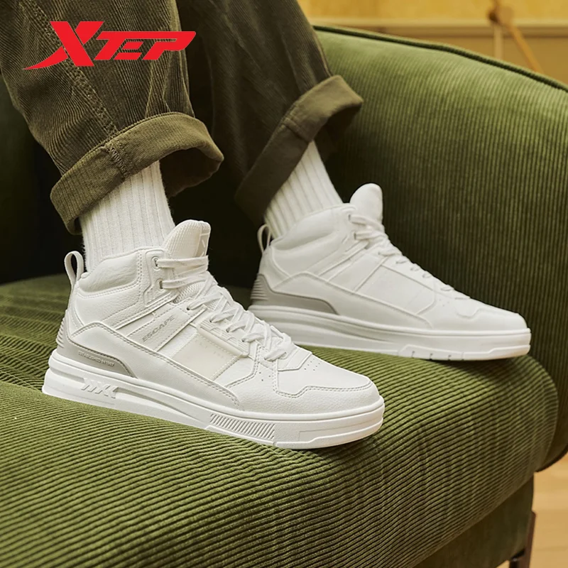 Xtep Skateboarding Shoes For Women 2023 Autumn Comfortable Skate Shoes Wear-Resistant Street Style Outdoor Shoes 977318310066