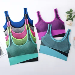 Women Sports Bra Top Push Up Fitness Yoga Bra Underwear Sport Tops For Women Breathable Running Vest Gym Wear