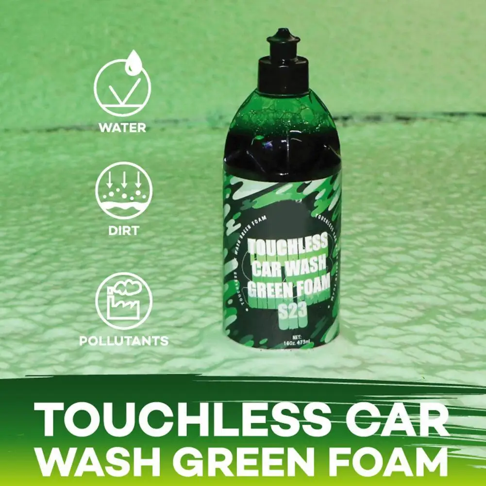 Green Foaming Car Wash Soap (Works with Foam Cannons and Guns or Bucket Washes) Safe for Cars, Trucks, Motorcycles, RVs & More.