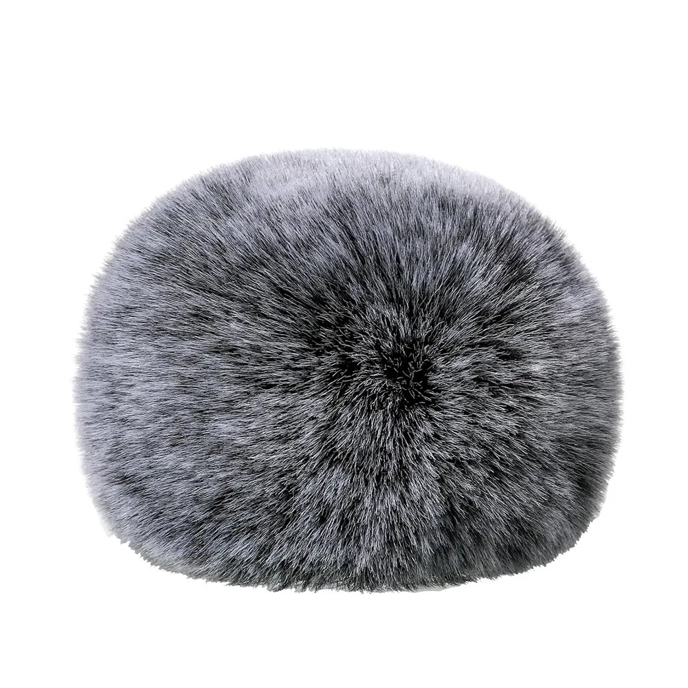 New Mic Foam Cover for Blue Yeti Microphone,Mic Foam Cover with Furry Windscreen Muff Windshield for ZealSound White+Black