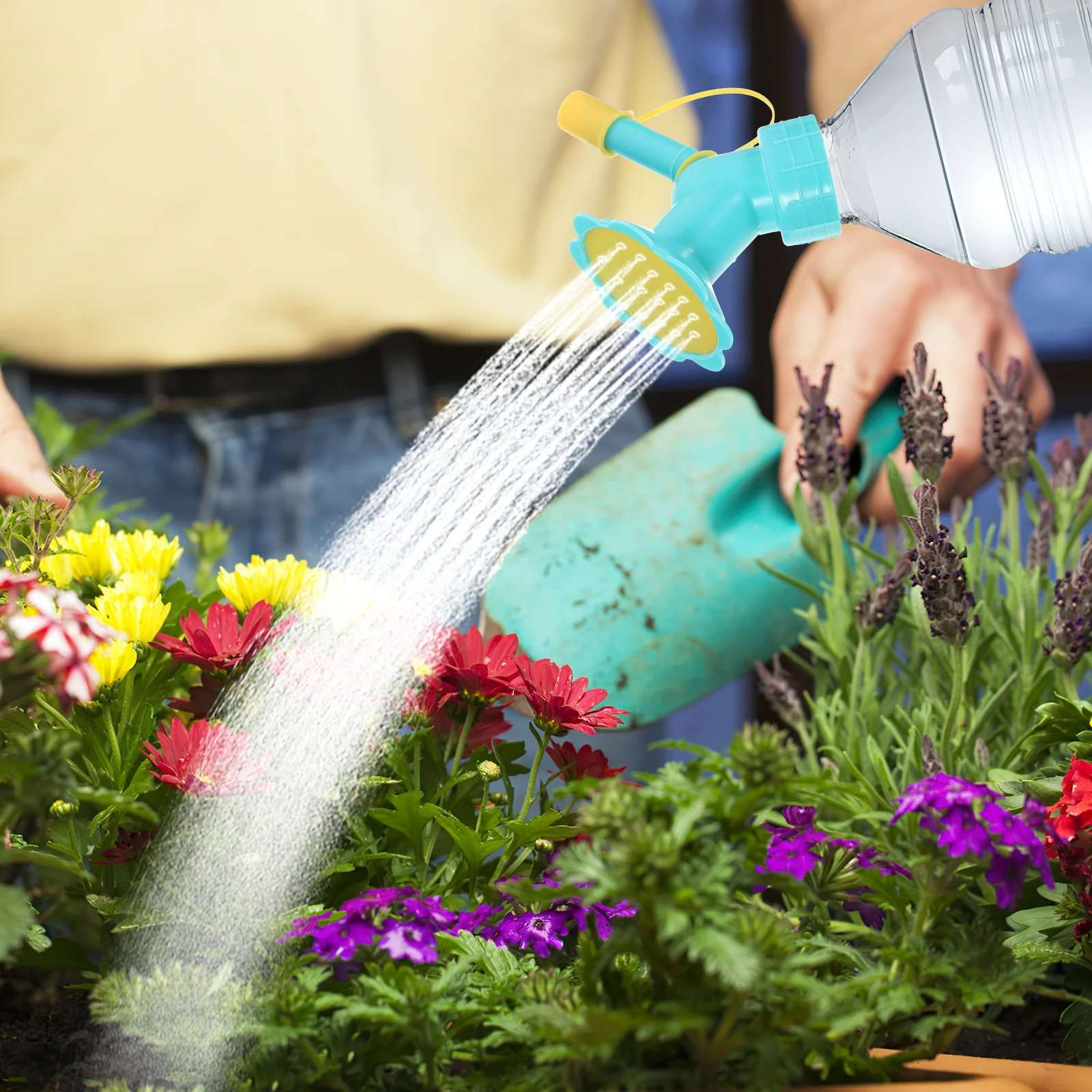 10Pcs Watering Spray Heads Gardening Sprinkler for Indoor Plants Bottle Sprayer Nozzle Replacement Watering Can Head