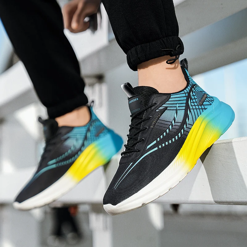 

New Cushioning Running Shoes for Men Lightweight Sport Shoes Breathable Casual Sneakers Non-Slip Outdoor for Women New Arrival