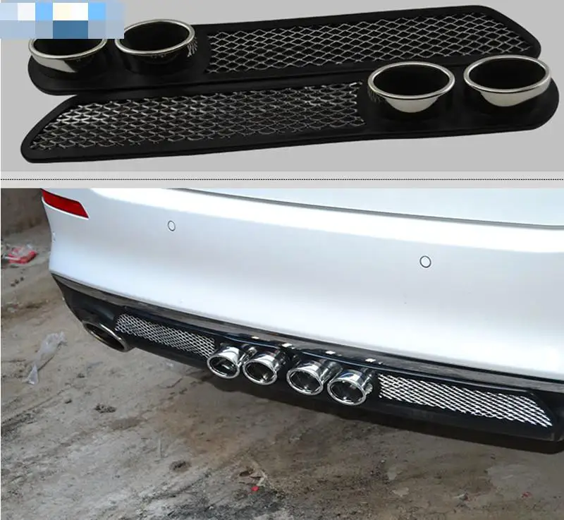 2 car simulation exhaust pipe decorative stickers, Cadillac car styling SRX CTS ATS Escalade STS BLS accessories