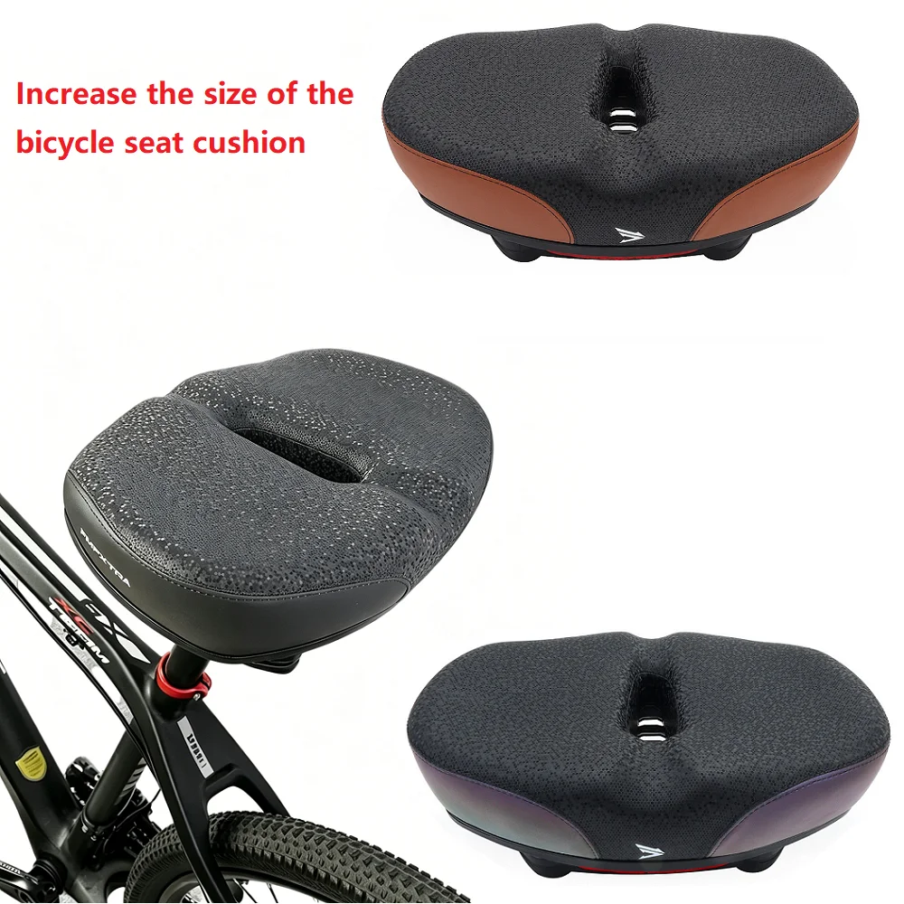 

Thickened Waterproof Mountain Bike Saddle 412 Folding Electric Bike Seat Cushion for Comfortable Riding Bicycle Seat Pad