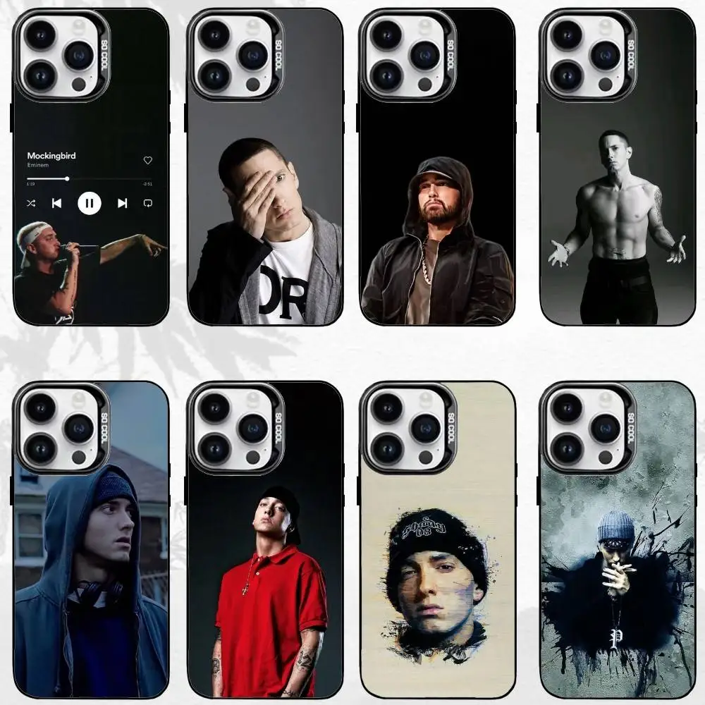 

R-Rapper T-Tobey E-Eminem Phone Case For iPhone17,16,15,14,13,12,11 Plus,Pro Max Black Matte Shockproof Cover
