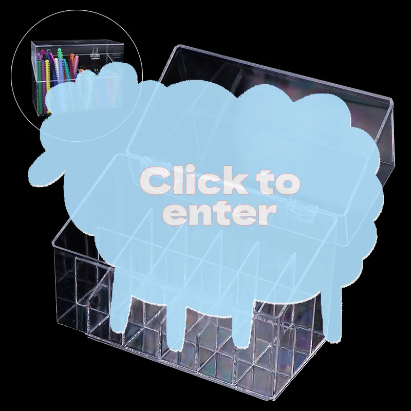 

18-луночная коробка для галстука для зубной лигатуры, акриловая ортодонтическая лигатура, держатель для галстука, стоматологические принадлежности