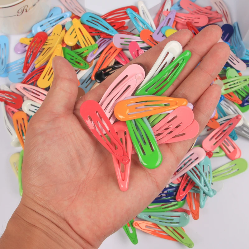 30pcs Cute Candy Colors Dripping Hairpins BB Clip Girls Children Hair Clip Pin Barrette Accessories Women Kids