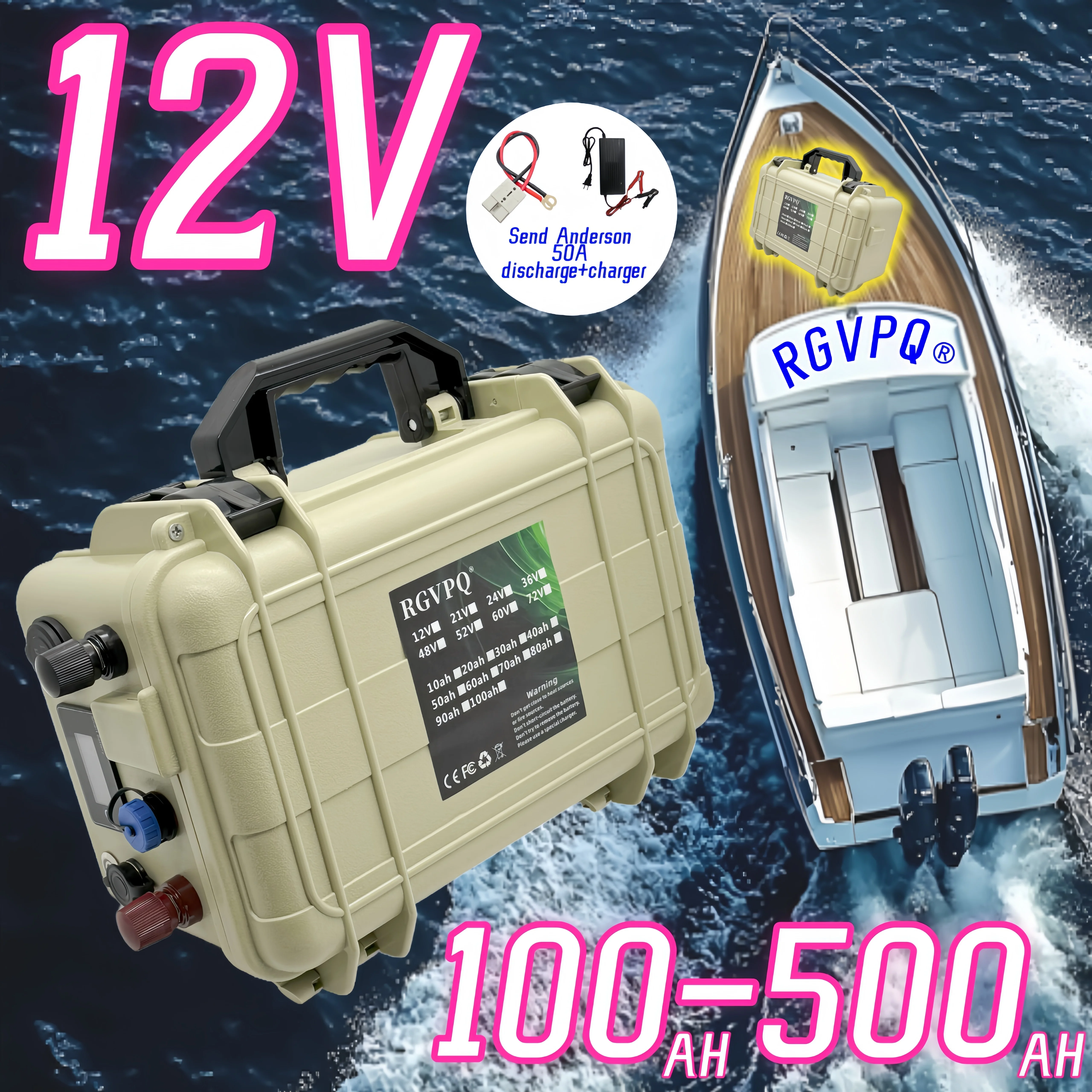 

Солнечная батарея LIFEPO4 12 В, авиаперевозка, в наличии, емкость 200 Ач-500 Ач, встроенная 100 АчБМС, используется для солнечной зарядки