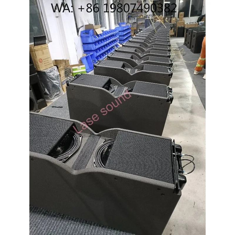 Dual 8 Inch Vibrant Dynamic Tone For DJ Stage Event Warm Punchy Sound Perfect For Any Gathering