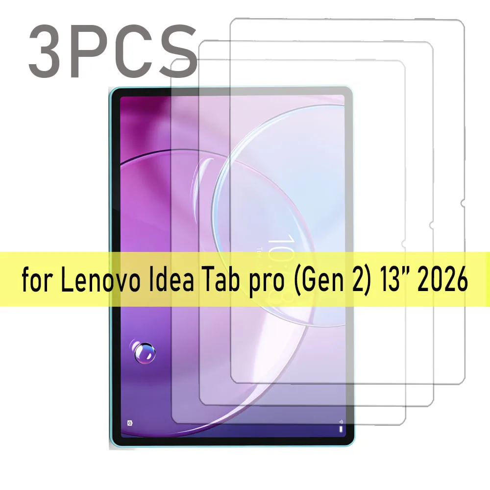 

Защитная пленка из закаленного стекла для планшета Lenovo Idea Tab Pro Gen 2 13'' 2026, устойчивая к царапинам.