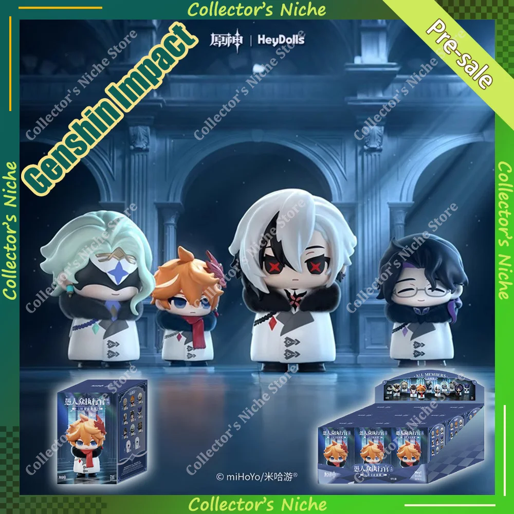 

Mihoyo Suplay Genshin Fatui Harbinger слепая коробка Mihoyo игровая фигурка коллекционные товары загадочная коробка подарки украшения