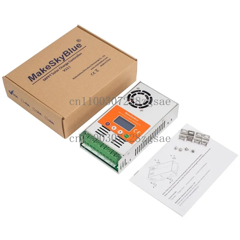 60A 12V 24V 48V Automatic Recognition MPPT Maximum Power Tracking Solar Control