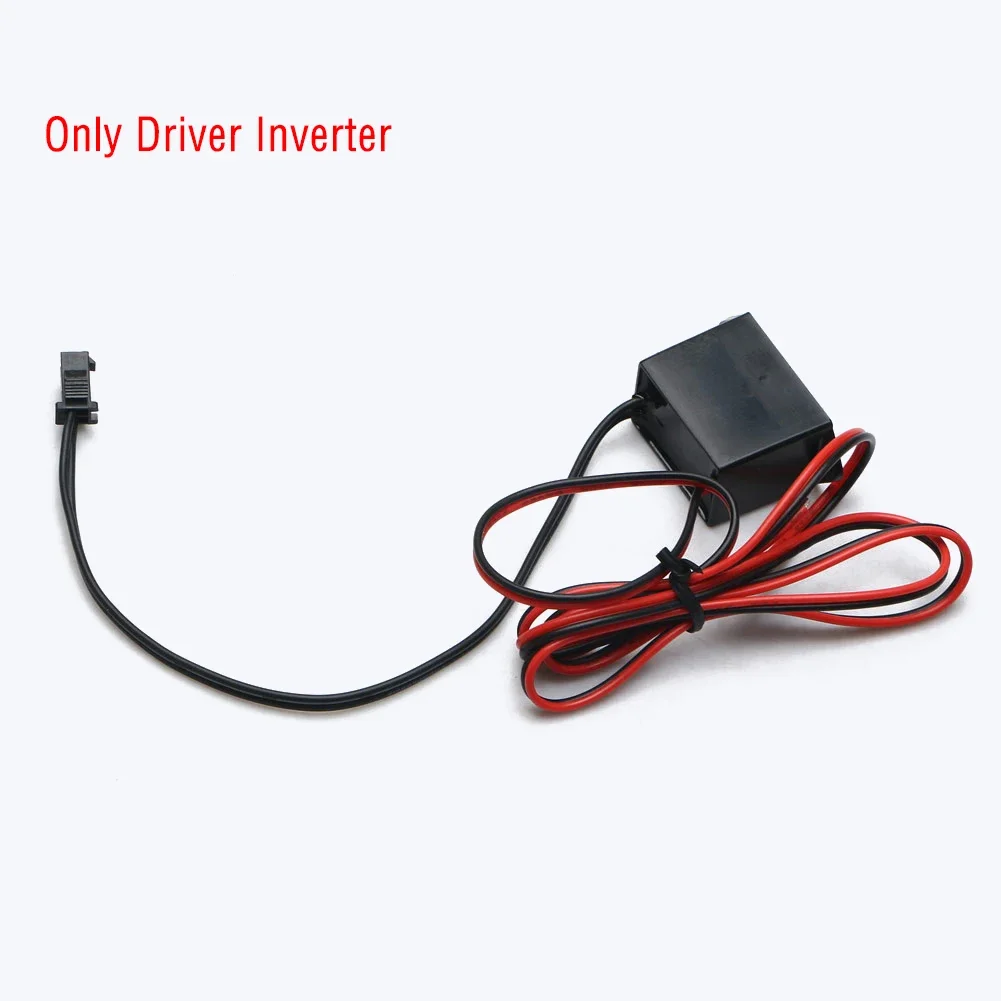 Mini DC 12V Neon EL Wire Power Driver Controller 1-5M Glow Cable Strip Light Inverter Supply Adapter Flexible Neon Wire Driver