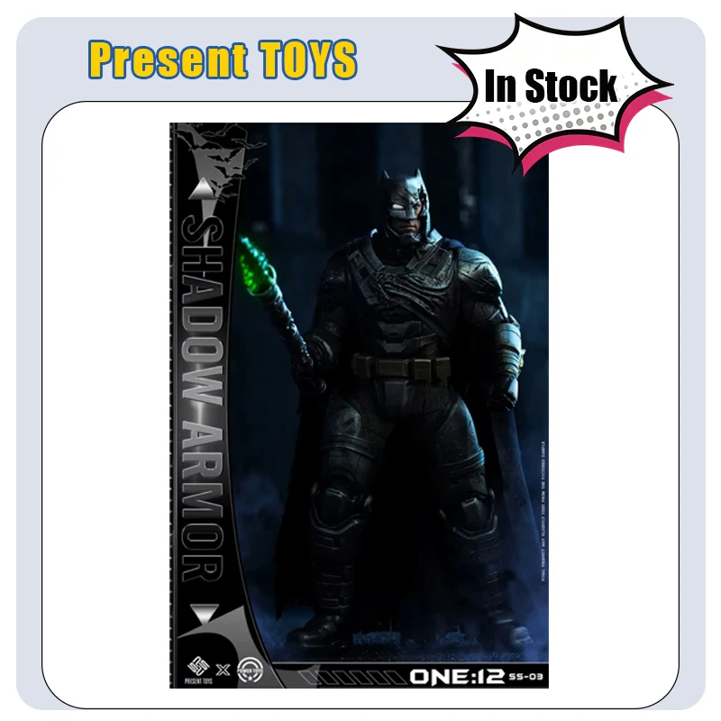 In Stock Present TOYS Shadow Armor Heavy Armor Batman SS-03 Battle Damage Edition 1/12 Mobile Doll Model Toy Collection Gift