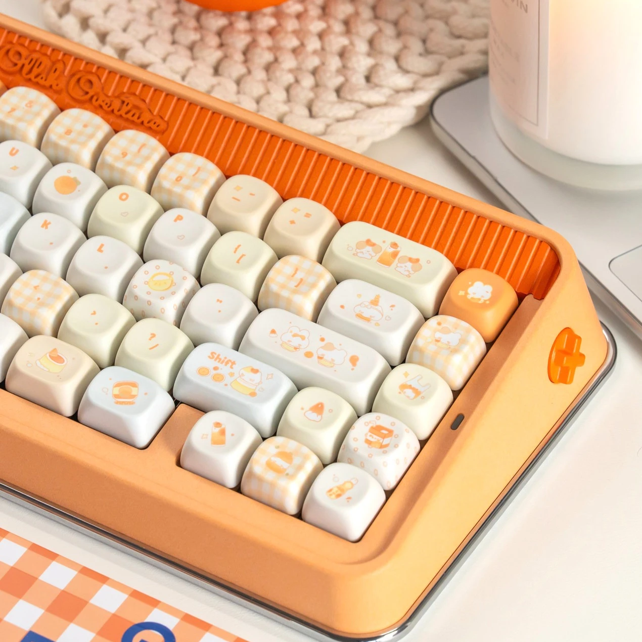 136 PBT Keycaps MOA Cherry Profile Double Shot Customization Keycap for Alice ANSI ISO Layout MX Switches Keyboard Accessorie
