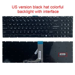 Per-key RGB backlit full color English Keyboard for MSI GE63 GE73 GS73 Raider 8RE 8RF GS63 GS73 Stealth 8RD 8RE GT63 US