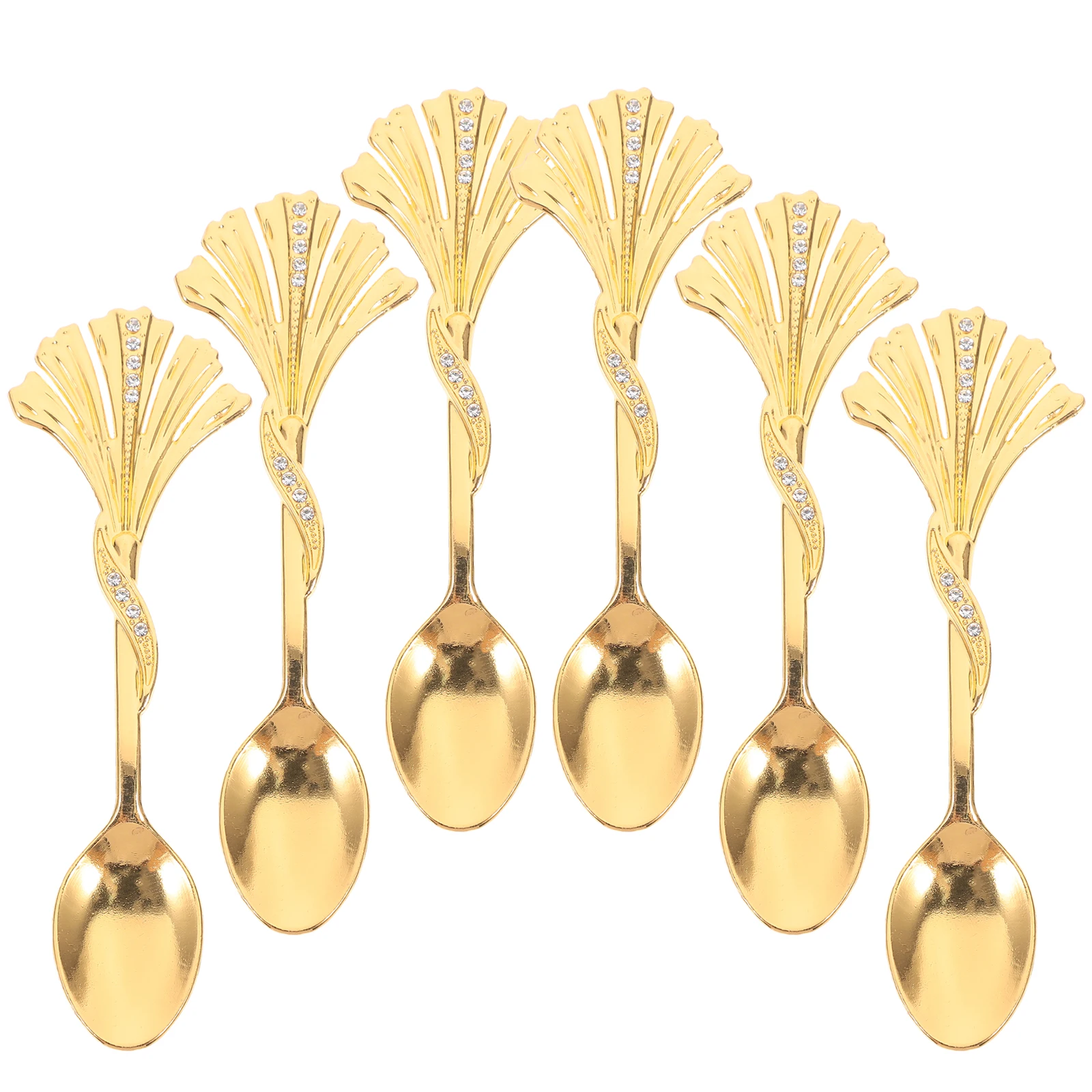 

European Style Coffee Elegant Dessert Smooth H Polished Mini Spoons For Desserts Honey Spoon Pudding Spoon Household