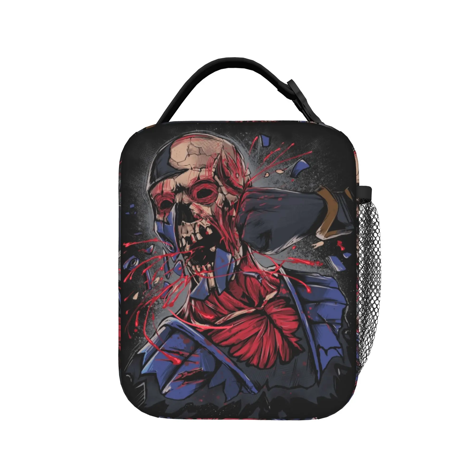 Bolsa térmica isolada para almoço, bolsa térmica para almoço, jogo de luta Mortal Kombat Mk11, lancheira para homens e mulheres, trabalho, viagem