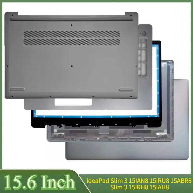 

15.6"Laptop Case For IdeaPad Slim 3 15IAN8 15IRU8 15ABR8 Slim 3 15IRH8 15IAH8 LCD Back Cover Front Bezel Palmrest Bottom Case