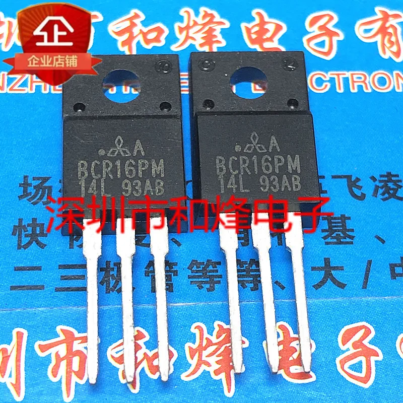 5PCS-10PCS BCR16PM-14L  TO-220F 600V 16A    ORIGINAL ON STOCK