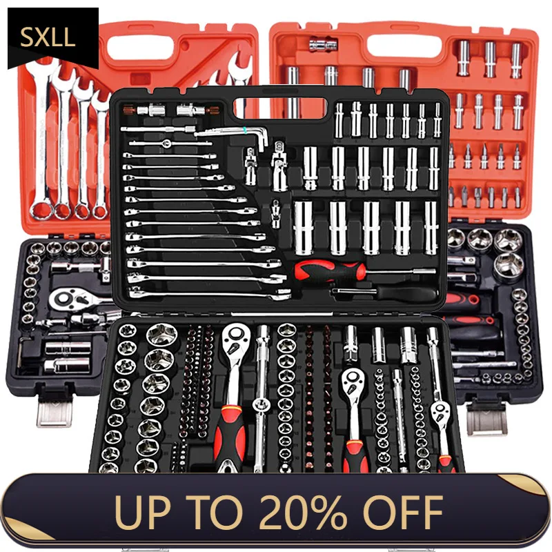 

SXLL Head socket 151 set Socket wrench combination tool Auto repair Auto parts repair tool