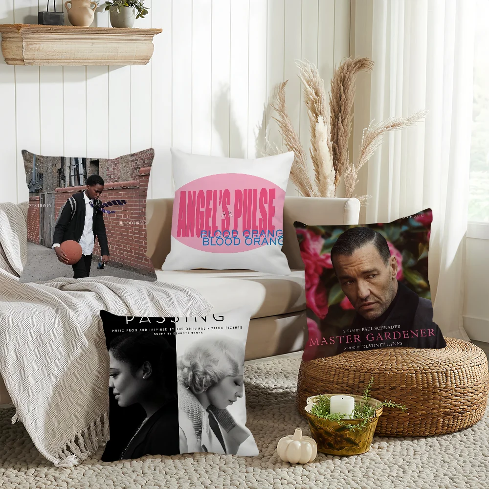 Singer Blood Orange Essex Honey Pillow Case Home Decoration Cushion Cover Suitable For Office Sofa Bedroom Car