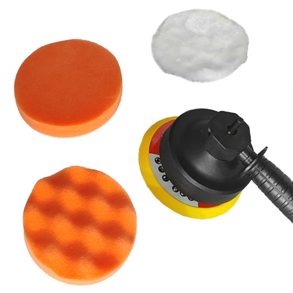 

1set Polishing Machine With Sponge Pad Wool Polishing Pad Electric Drill To Polisher Drill Adapter For Car Polishing Grinding
