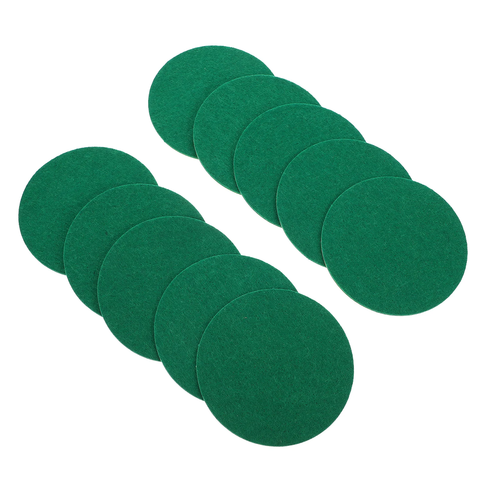 

10 Pcs Felt Pad Grip Hockey Flannel Air Bat Pads Polyester Chemical Fiber Ice Pusher