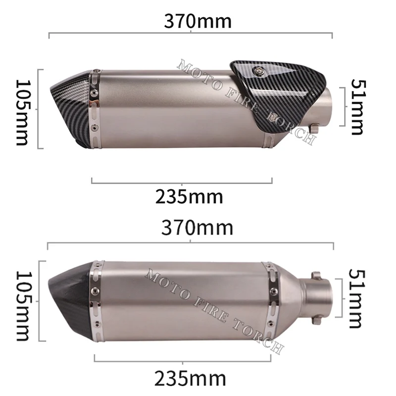 Slip On For Benelli TNT125 TNT135 TNT 125 135 2017-2020 2021 2022 Motorcyce Exhaust Modified Middle Link Pipe And Carbon Muffler