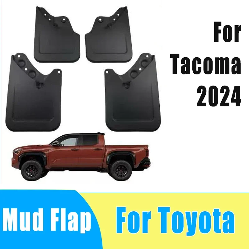 

4pcs Automobiles Tire Mudguard Waterproof Prevent Mud Splashing Car Mud Flap Fender Trim Accessories For Toyota Tacoma 2024