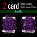 2 tarjetas moradas