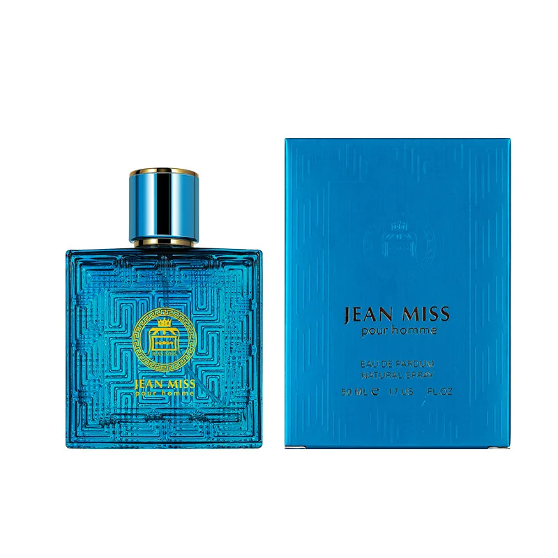 50ML 3.4FL.OZ Men's Perfume Eros EDP, Fougère Notes Men's Colognes Vanilla, Green Leaves, Fresh & Spicy Fragrance Spray for Man