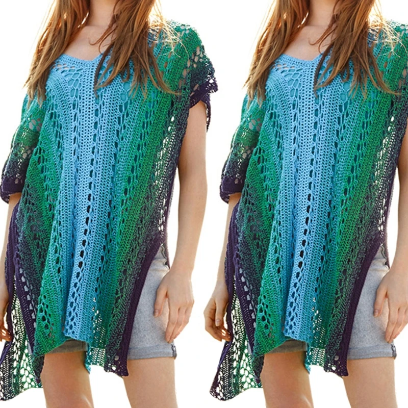 Hollow Out Dress Beachwear Cover Up ชุดว่ายน้ำสตรีสำหรับ Sun สำหรับ Protecti