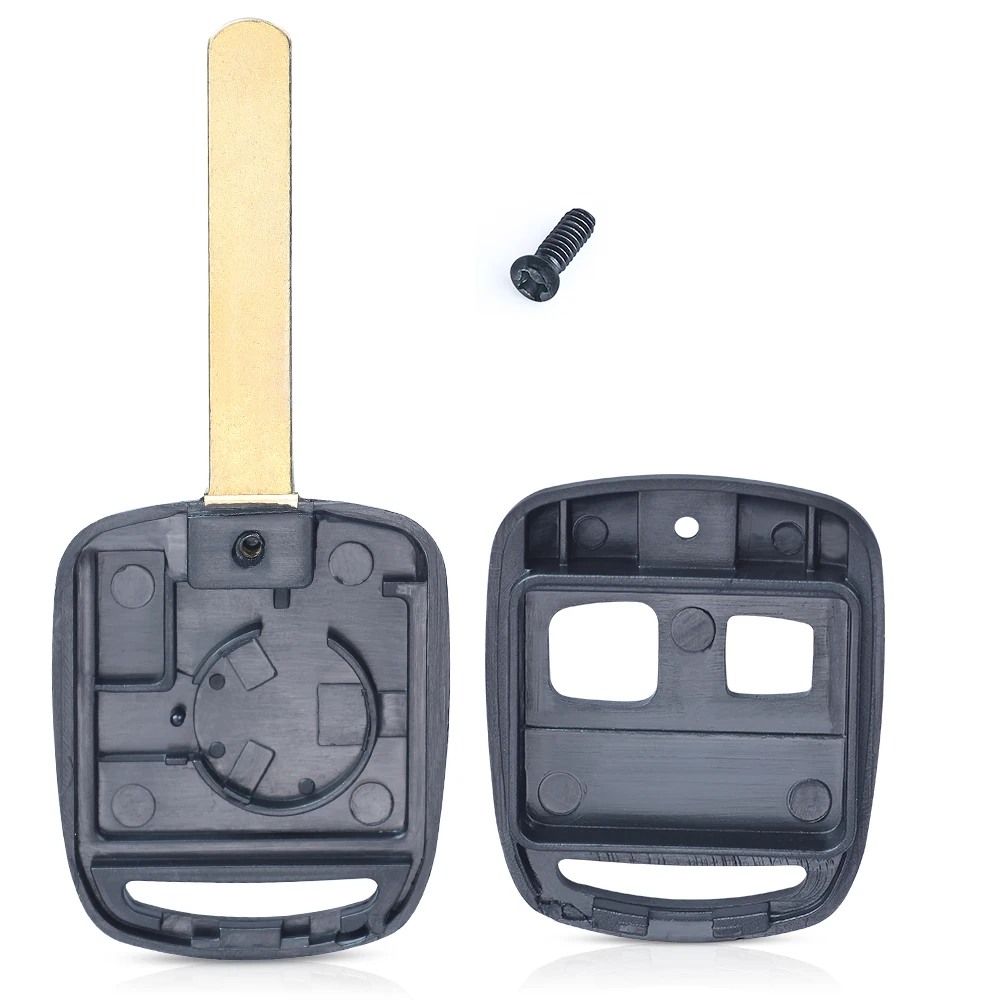 KEYECU 2 Button Remtoe Key Shell Case for 2000 2001 2002 2003 Subaru Legacy Forester Impreza Outback DAT17/NSN14 Blade