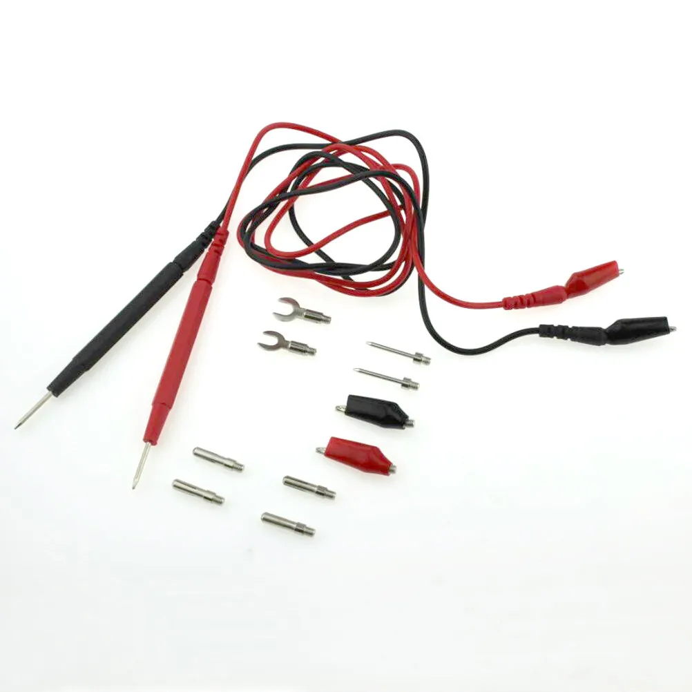 18Pcs Banana Plug Multimeter Test Lead Silicone Cable Set Multifunction Electrical Probe Tools Kit for Precise Electronic