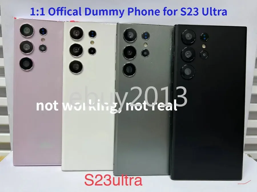 For S23 Ultra/S23+ S23 Samsung S22/S22+/S22 Ultra New Empty Package Box+ Dummy Phone Set Display Model Box Not-Working 1:1 Fake