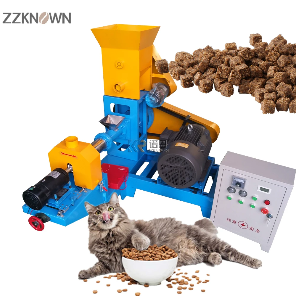 120-150kg/h Animal Pet Catfish Shrimp Food Making Extruder Floating Fish Feed Pellet Machine for farm