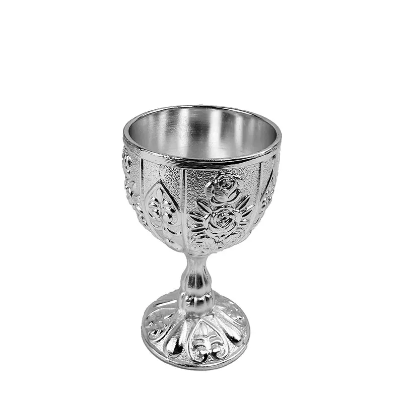 Sterling silver wine pot set antique style wine glass home white wine high-grade Chinese wine set wine decoration