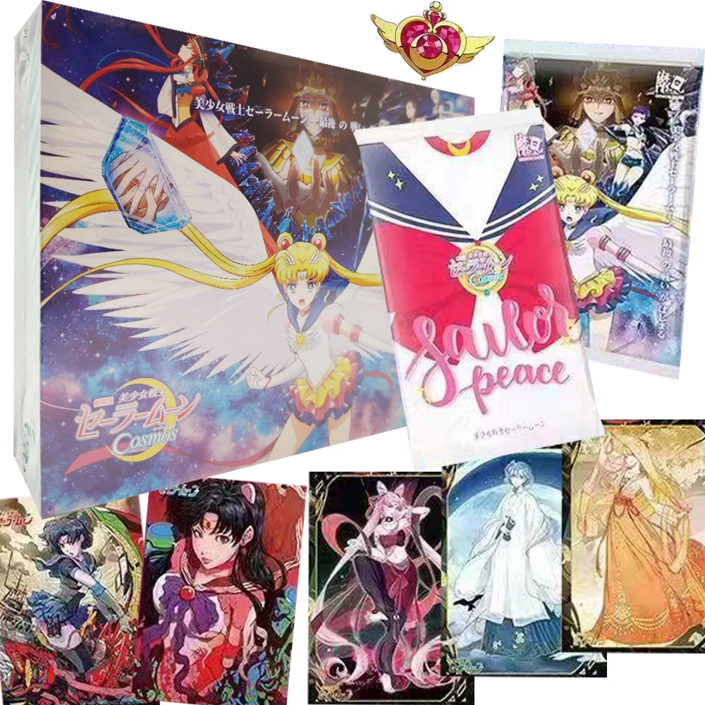 

Anime Sailor Moon Collection Cards Magical Girl Tsukino Usagi Elegant Chinese Style Beautiful and Exquisite Cards Kid Gift Toy