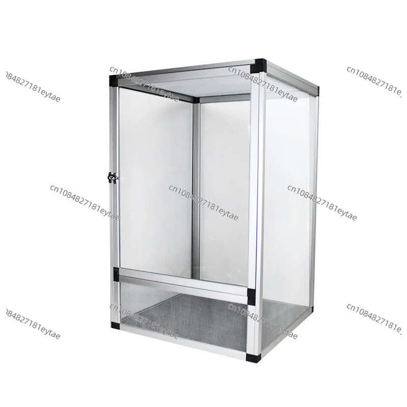 Aluminum Detachable Screen Reptile Cage Ventilated Breathable Terrarium for Chameleon Lizard Snake