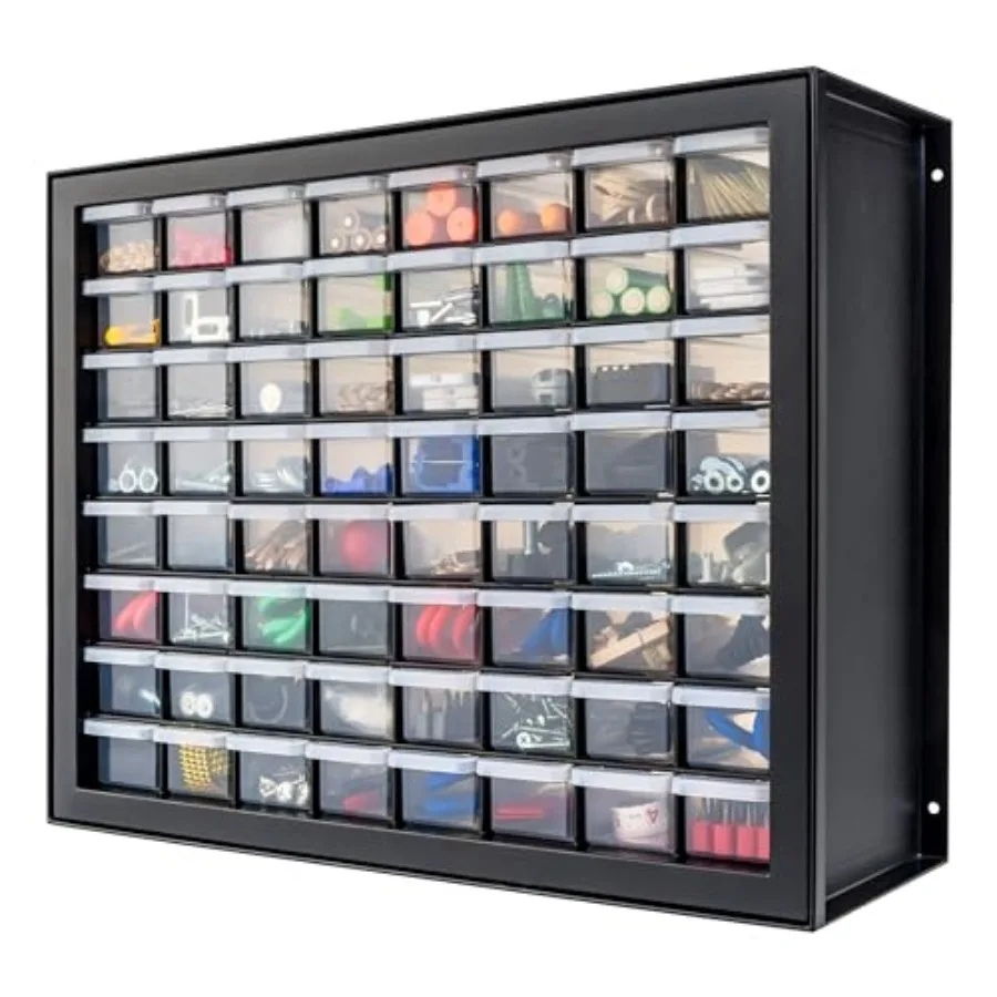 Small Parts Storage Cabinet Made in USA Organizer for Hardware Screws Nuts and Bolts Electronics Beads Craft Supplies Building